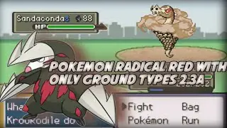 🔴Can You Beat Pokemon Radical Red With Only Ground Types?(2.3)🔴