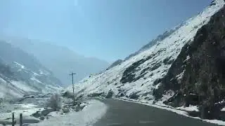 Time-lapse  Winter In Drass Kargil InDia Ladakh