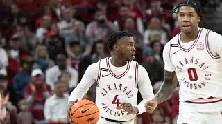 Razorbacks' Khalif Battle, Devo Davis after win over Missouri