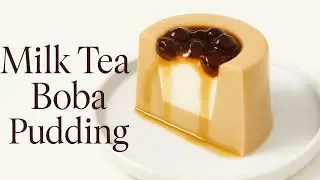 Milk Tea Boba Pudding &ndash; Dessert Kekinian Tanpa Mixer & Oven | Modal hemat Bisa Buat Jualan!
