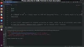 #7 List operations | Python Tutorials for Beginners | GaMa Tutorials
