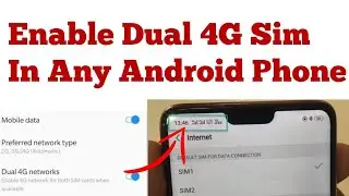 Enable Dual 4G In Android &radic;| Phone Mai Dusri Sim Mai 4G Network Kaise Laye|Jio|Airtel|Vi|BSNL 4G