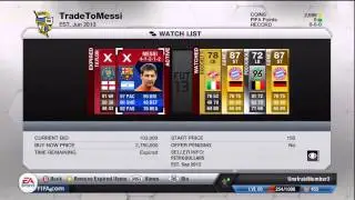 Fifa 13 TOTY MESSI EXPIRES AT 100000 COINS