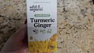 Wild & Organic Turmeric and Ginger Capsules Review | How I Take Them Daily