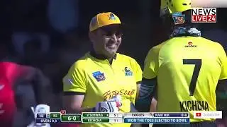 Virendra Sehwag Fire in KCC cricket match 2018 | NewsLive24