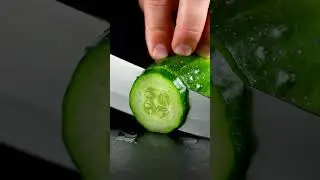 Cutting Glass Cucumber ASMR🥒Crystal Slicing Sounds Relaxing Visuals #asmr #asmrsounds #asmrvideo