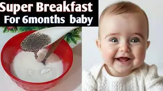Super Breakfast for 6-months baby food||Chia seeds benefits for kids||Stitching & cooking crafts.