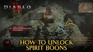 Diablo 4: How To Unlock Spirit Boons - Where To Use Druidic Spirit Offering Items