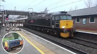 LSG 57311'The Institution of Mechanical Engineers' Hauling 5Z58 Through Bescot Stadium + 08703