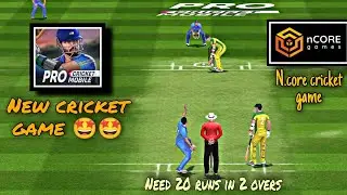 New cricket game 🤩... ICC pro cricket 2021 gameplay | N core cricket game android download