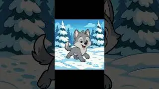 Winter Kids Song &ndash; Wolf Pup Sings About the Beautiful North Dakota Snow | North Dakota Fairytales