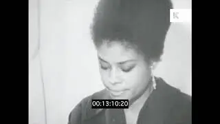 Alice Childress, Reading from Black Playwright, 1960s USA in HD