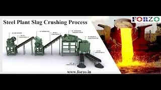 Steel Plant Slag Crushing Process (Animation)