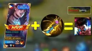 HILDA WITH ROSE GOLD METEOR | WTF SHIELD | MLBB