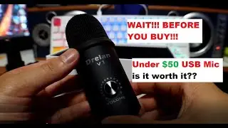 *BEFORE YOU BUY!* Drelan V1 USB Microphone REVIEW!