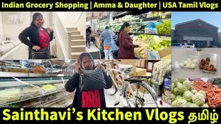 Indian Grocery Shopping | Amma And Daughter Time | USA Tamil Vlogs