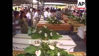 Philippines - Mass Funeral Of Unidentified Bodies