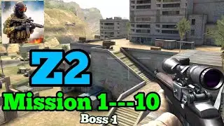 War Sniper Z2 Mission 1-2-3-4-5-6-7-8-9-10 Android/iOS Gameplay