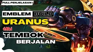 Build & emblem uranus terkuat dan tersakit 2024 ||Cara main uranus gak mati mati-MLBB/MOBILE LEGENDS