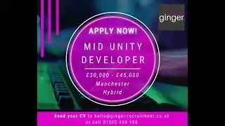 Mid Unity Developer | Ginger Gaming Recruitment