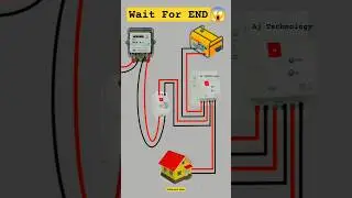 Generator connection to house 😱 #generator #ajtechnology #wiring #circuit #electrical #electrician