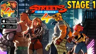 Streets of Rage 4 - Gameplay Walkthrough (Android/iOS) - Stage 1 The Streets