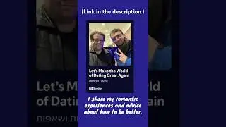 Alfot & Shafot: Let's Make the World of Dating Great Again