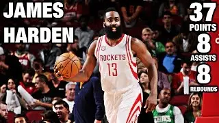 James Harden 37/8/8 vs Boston | 12.05.16