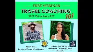 Travel Coaching & Travel With Meaning Webinar 2021