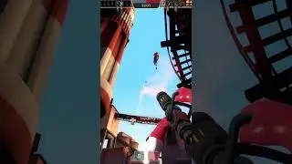 Pyro's can fly too didn't you know? #gaming #tf2 #teamfortress2 #tf2funny