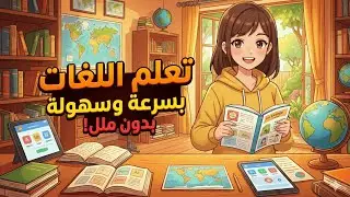 كيف تتعلم اي لغة بسرعة .. وبسهولة وبدون ملل