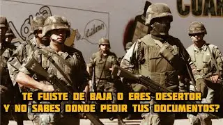 soy DESERTOR del ejército | me dieron mi baja por esto.. | como recupero mis documentos importantes.