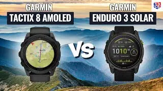Garmin Tactix 8 AMOLED VS Garmin Enduro 3 Solar