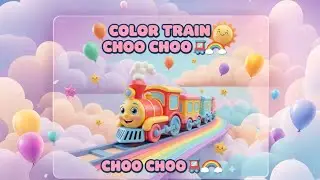 Color Train Choo Choo 🚂🌈 | Learn Colors with DJ Beats | Fun Kids Song
