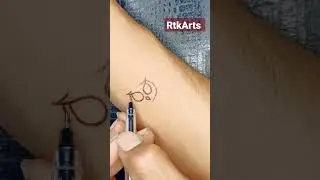 Owl tattoo design on hand || #shorts #youtubeshorts