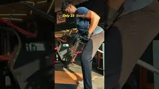 Day 23/100 🦍 Back day &mdash; building strength and width. #trending #motivation #foryou #relatable #gym