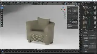 Modern Sofa 3D Model  PBR Textured  Low-Poly & Realistic