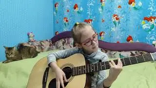 Урок 9 ч.1  Кино - Звезда по имени Солнце. На баррэ. Гитара с нуля &nbsp;‪@0guitars