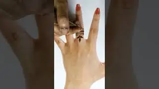 beautiful back finger mehndi design 10 by mk mehandi art #shorts