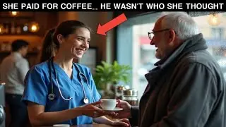 One Small Coffee Changed Her Life:Kind Nurse Learns Stranger Is a Billionaire| Inspiring True Story&rdquo;