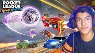 My First Time Playing The Mobile CAR SOCCER Game! | ROCKET LEAGUE SIDESWIPE GAMEPLAY
