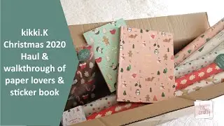 Unboxing kikki.K Christmas 2020 haul | Walkthrough paper lover's book & sticker book