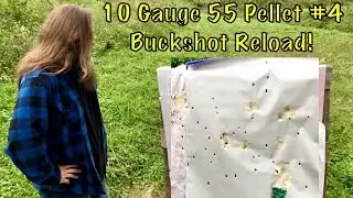 10 Gauge 55 Pellet #4 Buckshot Reload Range Testing