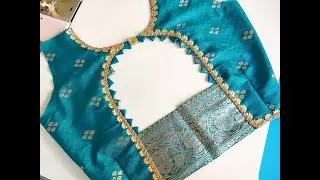 Designer Blouse Backneck Design | Blouse Ka Design | Cutting And Stitching Back Neck Blouse Design👈