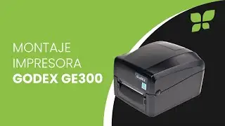Montaje e instalación de la impresora GODEX GE300 para etiquetas y coronas funerarias.