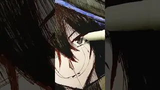 Drawing Cid Kagenou ✨ #theeminenceinshadow #shorts #vsdarts #cidkagenou #youtubeshorts