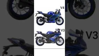 R15V3 vs R15V4 look compression 🔥#r15 #r15v3 #bikelife
