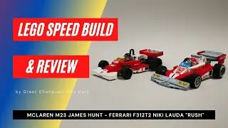 Обзор скоростной сборки LEGO F1 