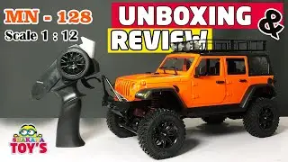 Unboxing & Review Lengkap MN - 128 Scale 1 : 12 Mobil RC Offroad Adventure [Shakana Toys] #rc