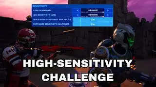 High-Sensitivity Challenge |Fortnite Challenge Video|